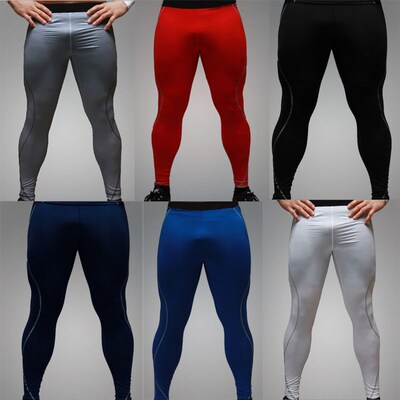 Sports Base Layer Compression pants紧身长裤排汗快干运动长裤
