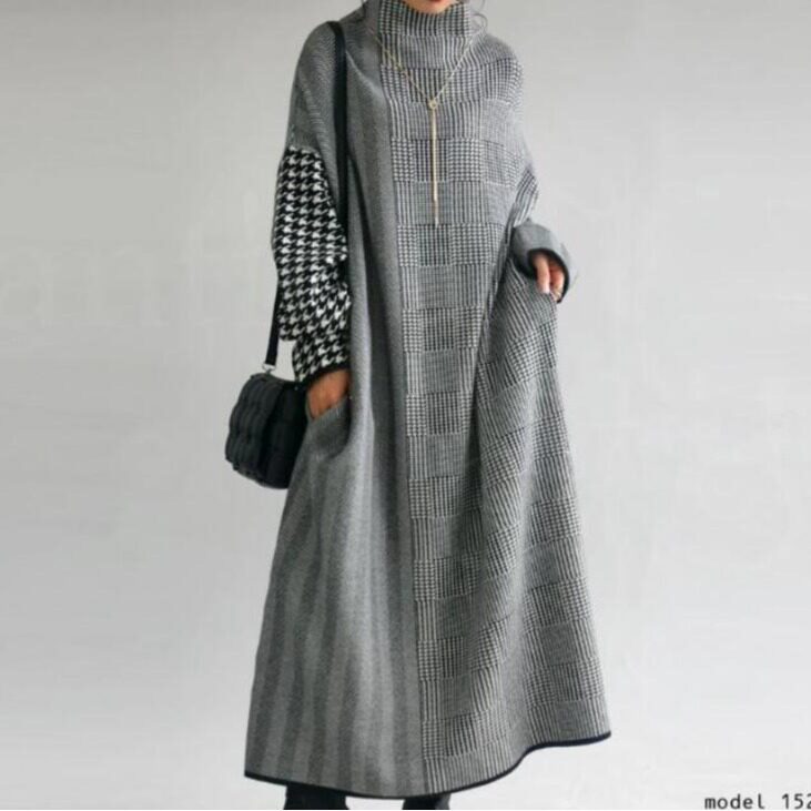 跨境秋冬高领毛衣女加厚