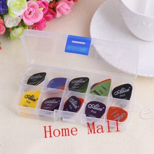 24Pcs Acoustic Electric Guitar Picks Plectrums w/ Pick Case