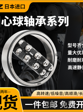 日本进口IVZ密封调心球轴承2300双列2301 2302 2303 2304 K RS