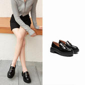 黑金缪斯 2025新款 夏季 DEAL得乐 厚底英伦轻便乐福鞋 2E1227101