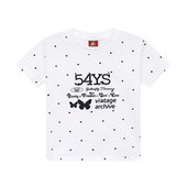 正肩显瘦波点短袖 54YS韩系复古古早y2k千禧风追星短款 夏季 T恤