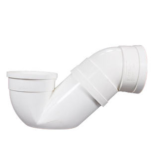 PVC国标110排水管配件P型平底存水弯 降低高度同层排水 P型存水弯