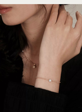 匠作级闪到  国产高品质莫桑钻吊坠串珠项链/手链/耳钉 太美了