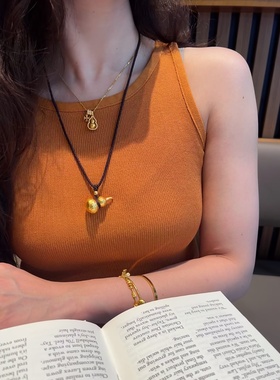 福禄金葫芦吊坠 谁懂这中式浪漫 佩戴自带福气buff圆润饱满超讨喜