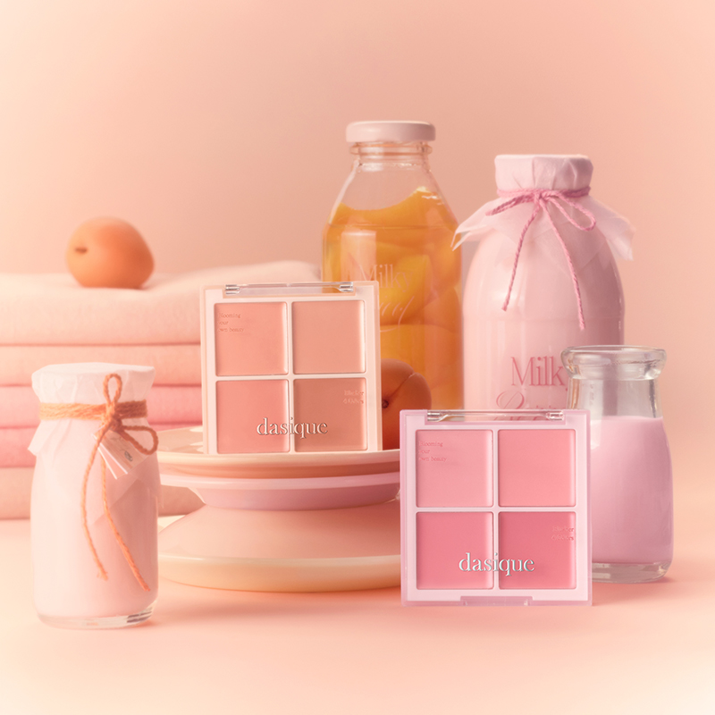 【保税福利 限时促销】dasique/代曦可四色腮红膏 哑光自然膨显白