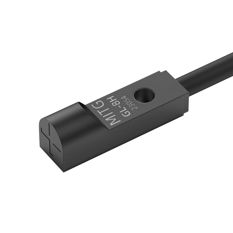 微小型金属接近开关GL-8H方形顶部限位感应传感器NPN/PNP三线24V