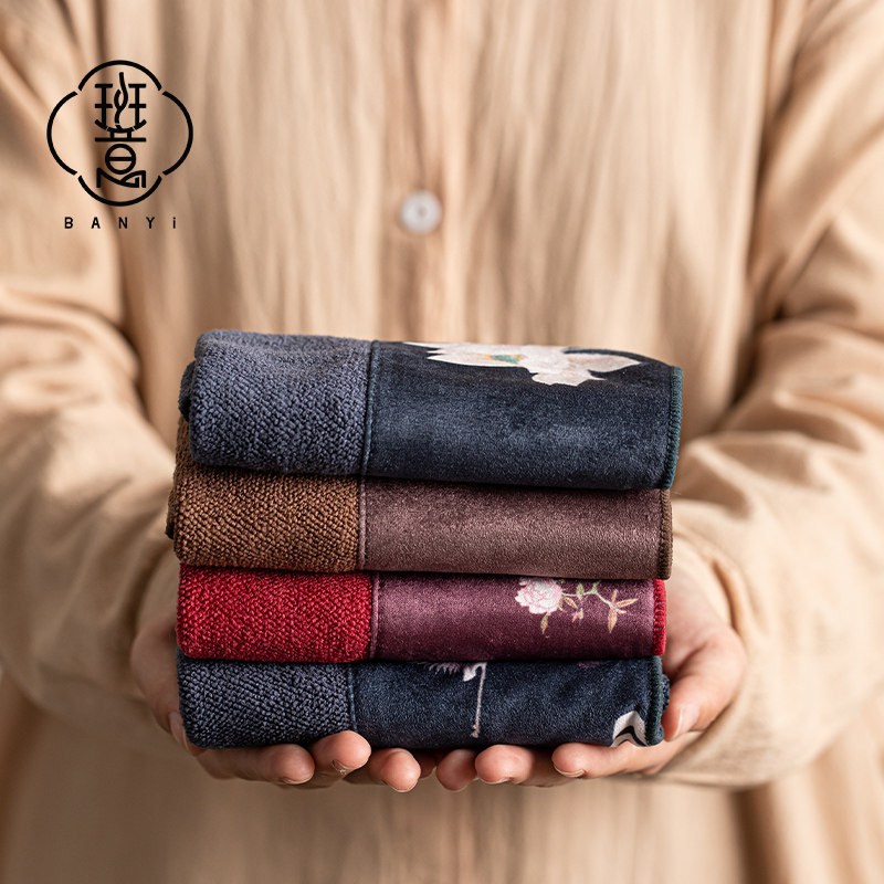 班意加厚茶巾中式禅意吸水棉麻抹布毛巾茶道零配件功夫茶台创意,餐饮具,茶巾,淘宝优惠券,粉丝福利购,淘宝优惠卷