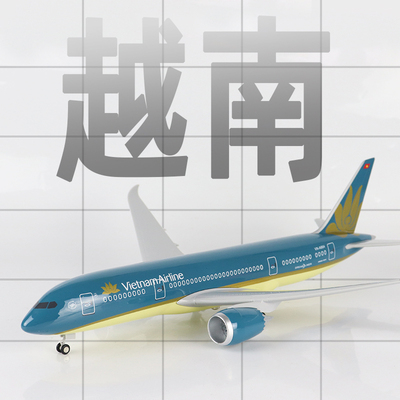 越南航空b787飞机模型纪念摆件