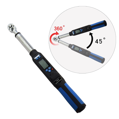 高精度电子数显角度测量大力矩扭力扳手 预置式可调扭矩6.8-340NM