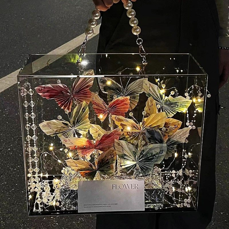 蝴蝶有钱花礼盒diy手工材料包永生花束生日礼物送女生闺蜜情人节,节庆用品/礼品,创意礼盒/礼品套组,淘宝优惠券,粉丝福利购,淘宝优惠卷