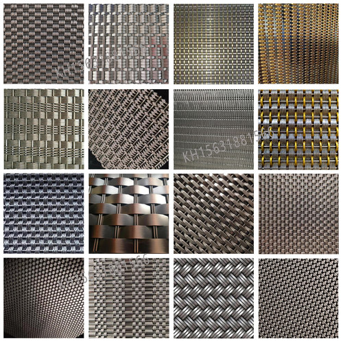 定做金属装饰网 编织金属网 垂帘酒店会所幕墙不锈钢隔断吊顶屏风