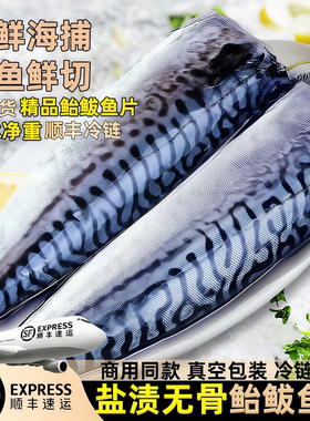 鲐鲅鱼片冷冻半成品商用