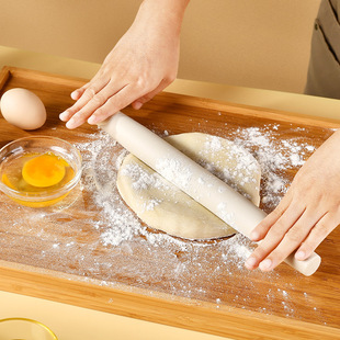 大中小号硅胶擀面杖柄滚轴硅胶面粉棍饺子面皮走锤揉面工具