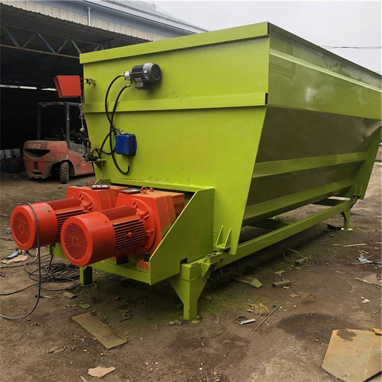 毛驴饲料搅拌机2立方卧式双轴tmr拌料机大容量牛羊拌草机生产厂家