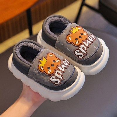 AKZN儿童棉鞋防水防风防滑加厚款