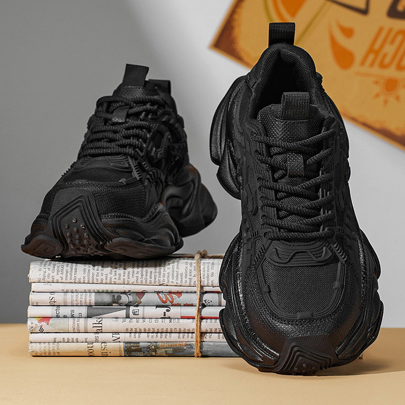 潮牌男鞋新款软底跑步防滑运动鞋男韩版潮流高级感时尚痞帅老爹鞋,流行男鞋,老爹鞋,淘宝优惠券,粉丝福利购,淘宝优惠卷