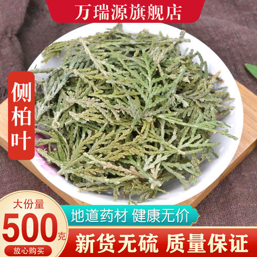 中药材侧柏叶 柏树枝洗发包泡酒生发 侧柏叶粉另售何首乌桑叶苦丁