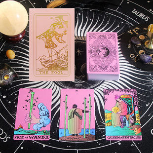 现货正版粉彩伟特塔罗牌 Original Pink Tarot韦特卡罗牌维特