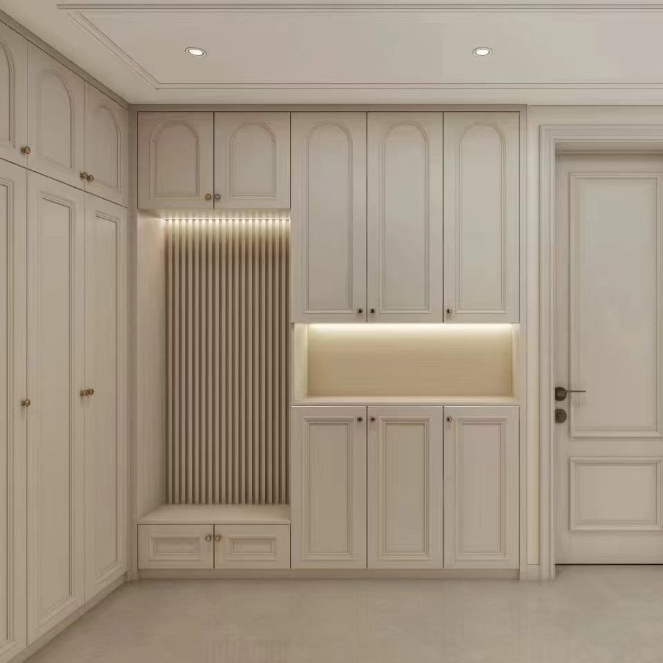 欧式实木烤漆衣柜门法式奶油风衣帽间衣橱门橱柜门储物柜整柜定制,全屋定制,定制柜门板,淘宝优惠券,粉丝福利购,淘宝优惠卷