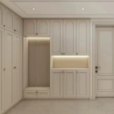 欧式实木烤漆衣柜门厂家定制