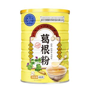 多谷客选野生葛根粉400g早餐营养懒人代餐免煮冲泡即食原味罐装