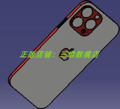 phone手机13 Pro文件 3D打印素材实体建模 3D三维几何模型数模stp
