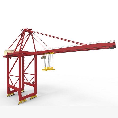 双小车岸桥起重机岸边桥吊机3d三维几何数模型船舶集装箱装卸机械