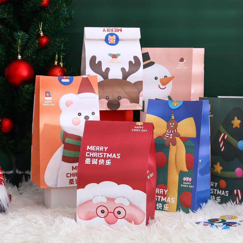 christmas gift bag paper bag packaging gift bags of candy