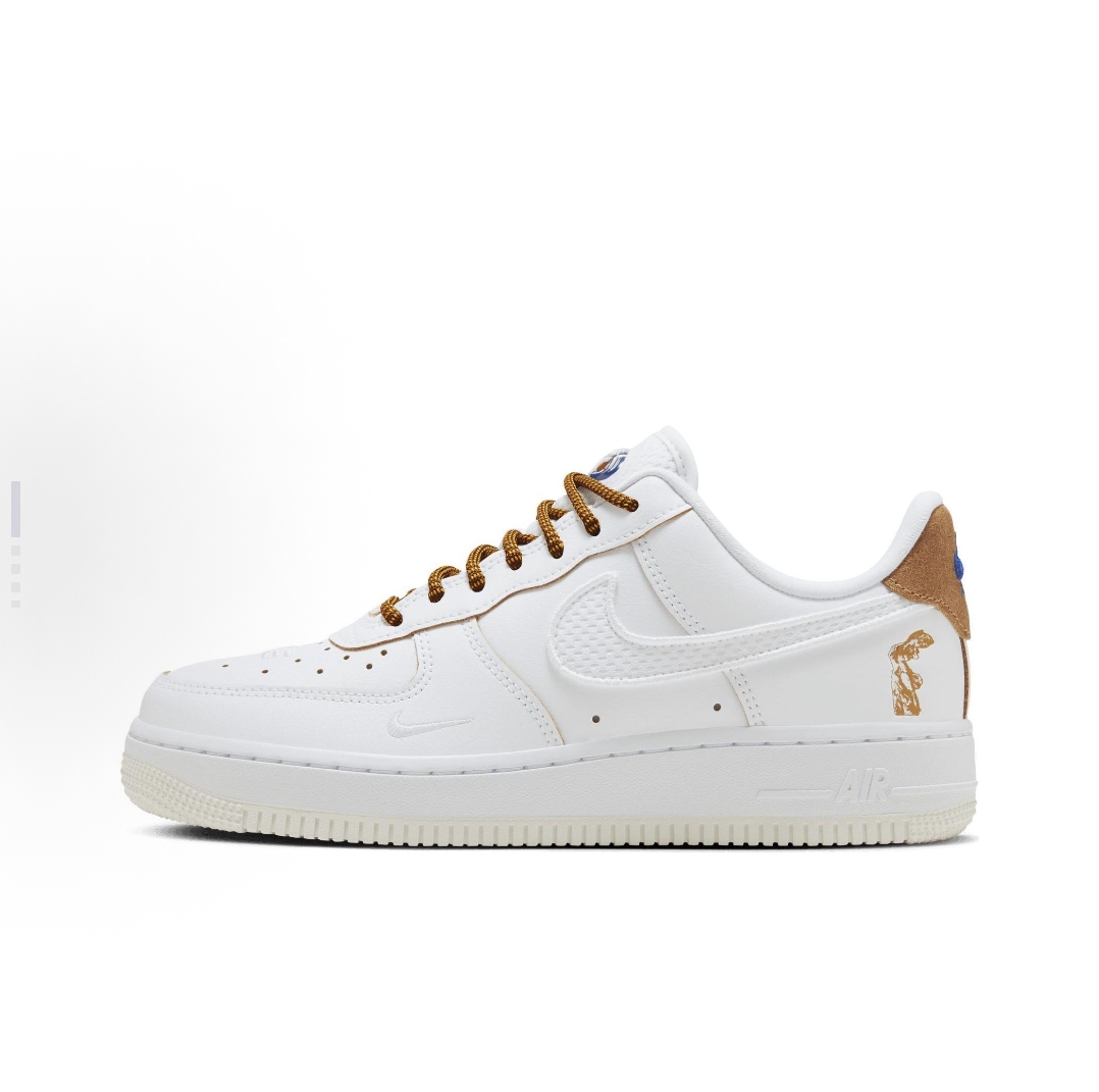 耐克Nike Air Force 1空军一号轻便板鞋女款白棕HF5716-111L71