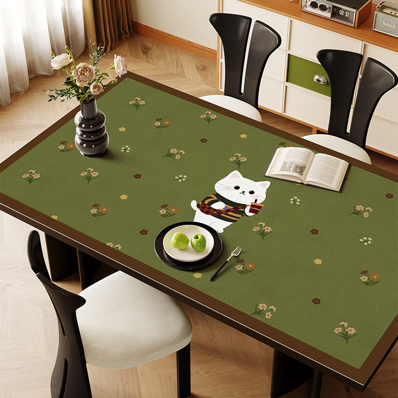 美拉德桌垫2026新款桌布防水防油免洗餐桌垫桌面保护垫茶几垫,居家布艺,桌布,淘宝优惠券,粉丝福利购,淘宝优惠卷