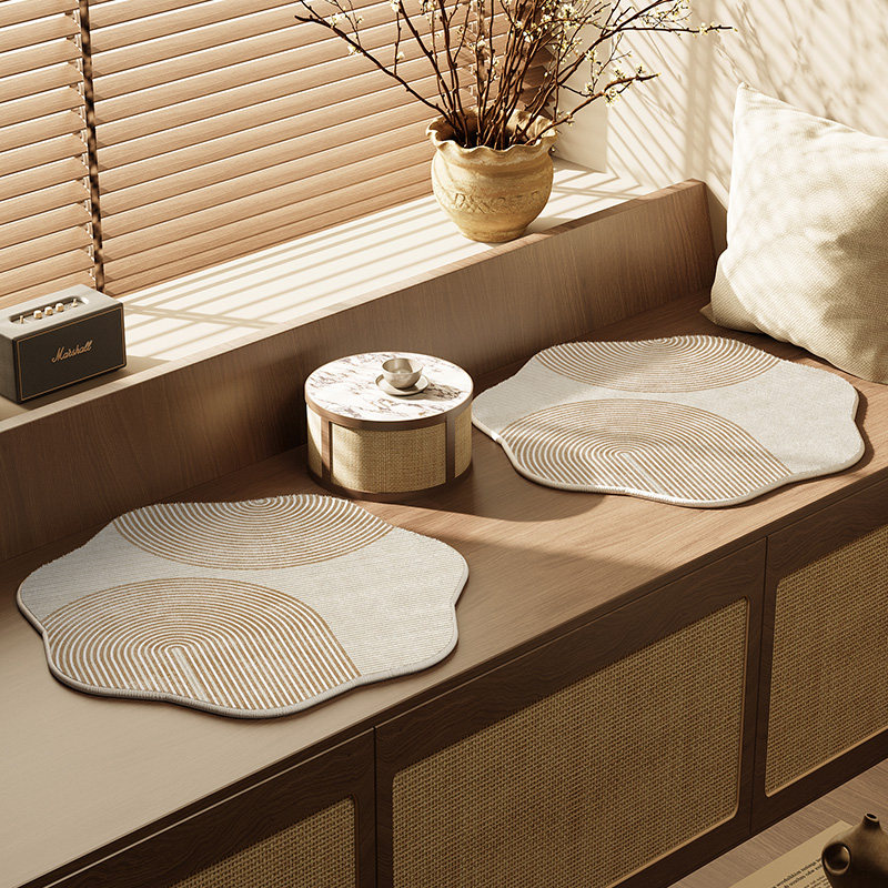 歌柏莱仿羊绒简约现代沙发垫