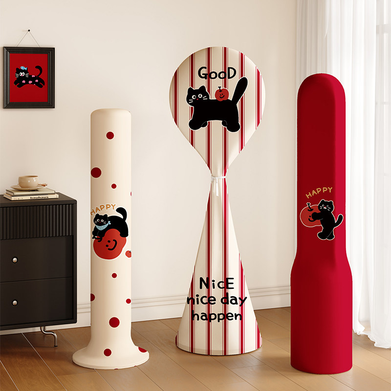 新年红色电风扇防尘罩家用立式落地扇塔扇循环扇通用全包防灰尘罩