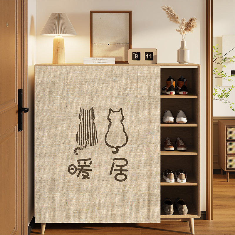 歌柏莱绒布柜帘防尘防晒