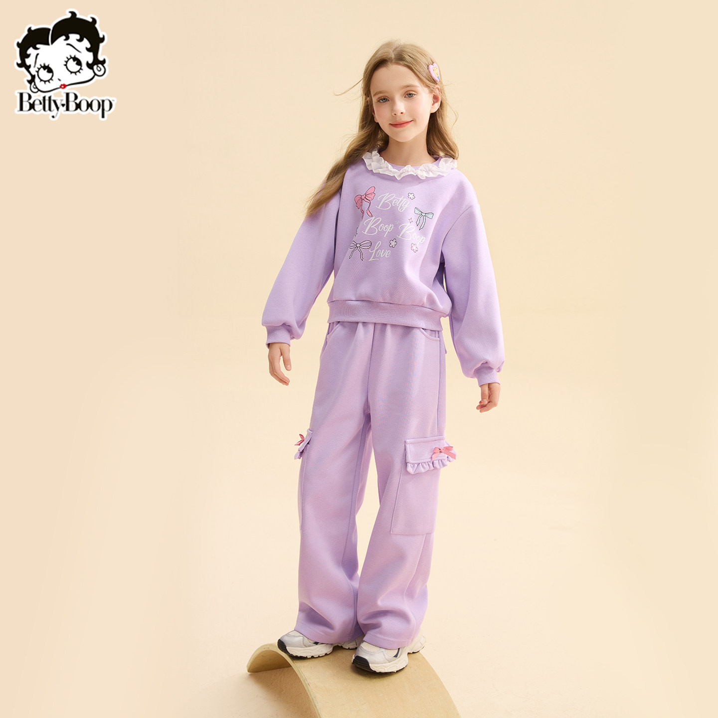贝蒂女童春季卫衣休闲裤子套装2026年新品春款儿童中大童两件套,童装/婴儿装/亲子装,套装,淘宝优惠券,粉丝福利购,淘宝优惠卷