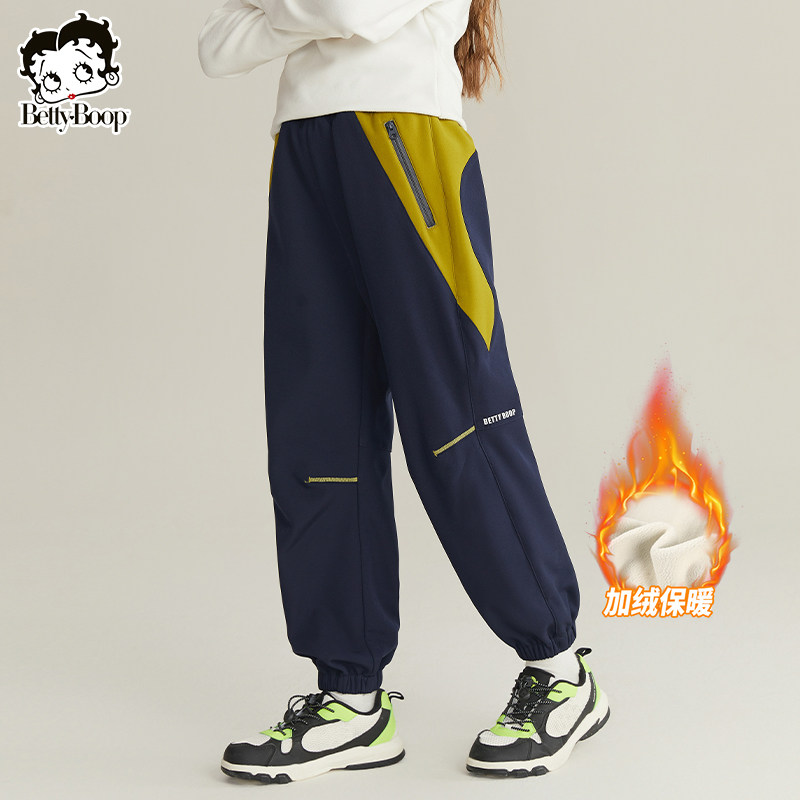贝蒂童装女童加绒加厚冬季卫裤2026年新款女大童时尚休闲运动裤