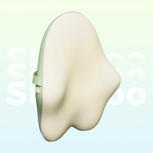 象术W2腰部按摩器仪腰背部靠垫热敷腰椎肩颈抱枕靠 正品
