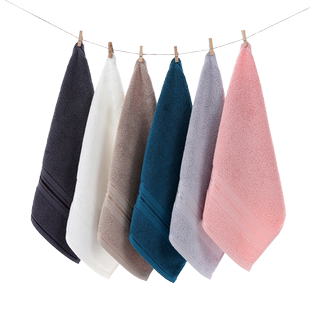 3条装 纯棉大方巾毛巾全棉加厚洗脸家用面巾男女士柔软擦手巾挂式