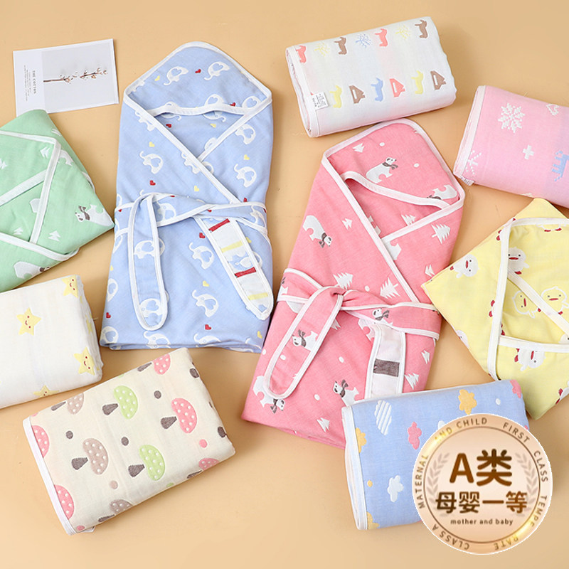 初生婴儿抱被产房包单新生儿包被春秋纯棉纱布夏季薄款宝宝包裹被,婴童用品,婴童抱被/抱毯,淘宝优惠券,粉丝福利购,淘宝优惠卷
