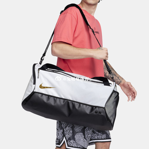 Nike运动手提行李包训练健身单件旅行包收纳出行斜挎包DX9789-100