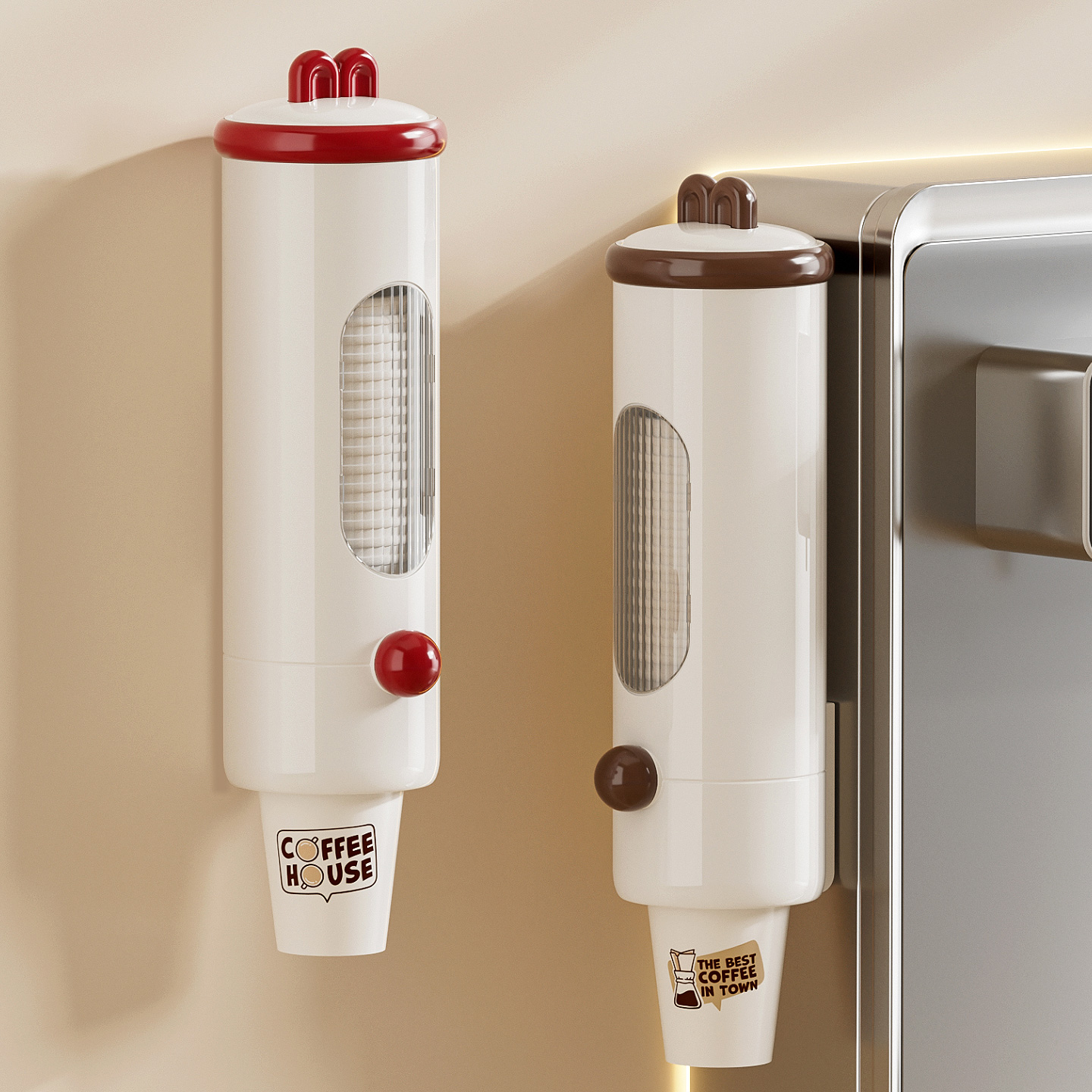 饮水机纸杯收纳架大容量