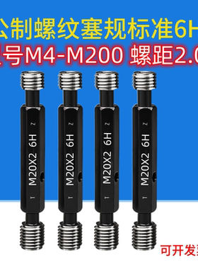 螺纹塞规M21M22M23M24M25M26M27M28M29M30M31x2.0*2通止牙规/环规