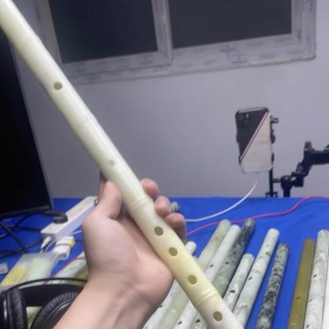 天然蓝田玉内径调音C调珍藏玉笛