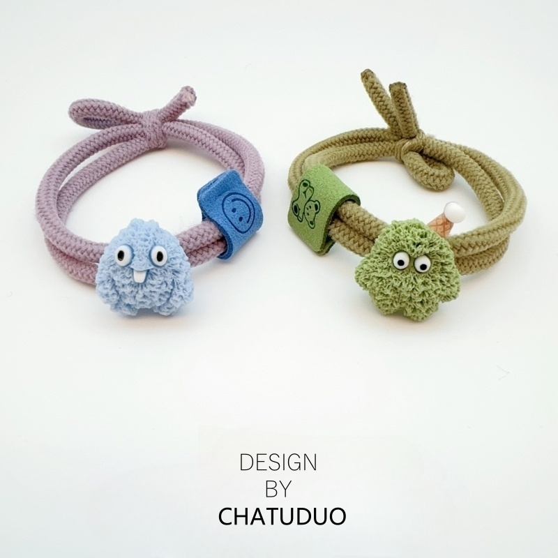 卡通原创小怪兽发绳2025新款