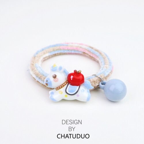 可爱小马彩虹弹力发圈