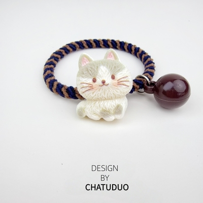 2025新款可爱猫咪头绳发饰