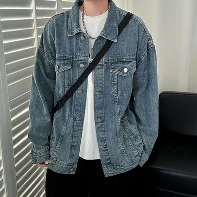 牛仔外套男春秋高级感痞帅