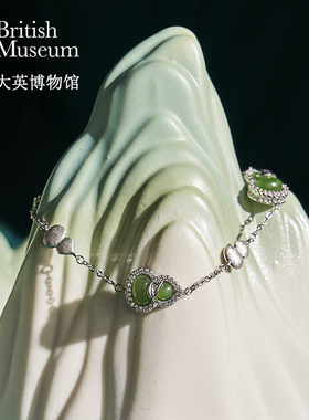大英博物馆和田玉葫芦手链送礼