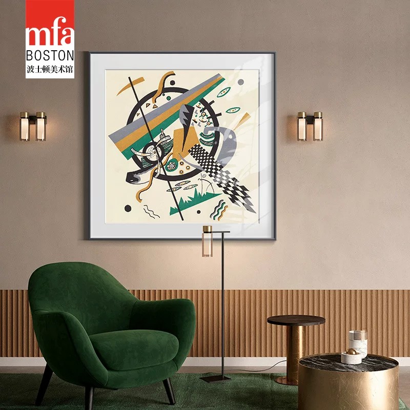 MFA波士顿装饰画康定斯基教师礼