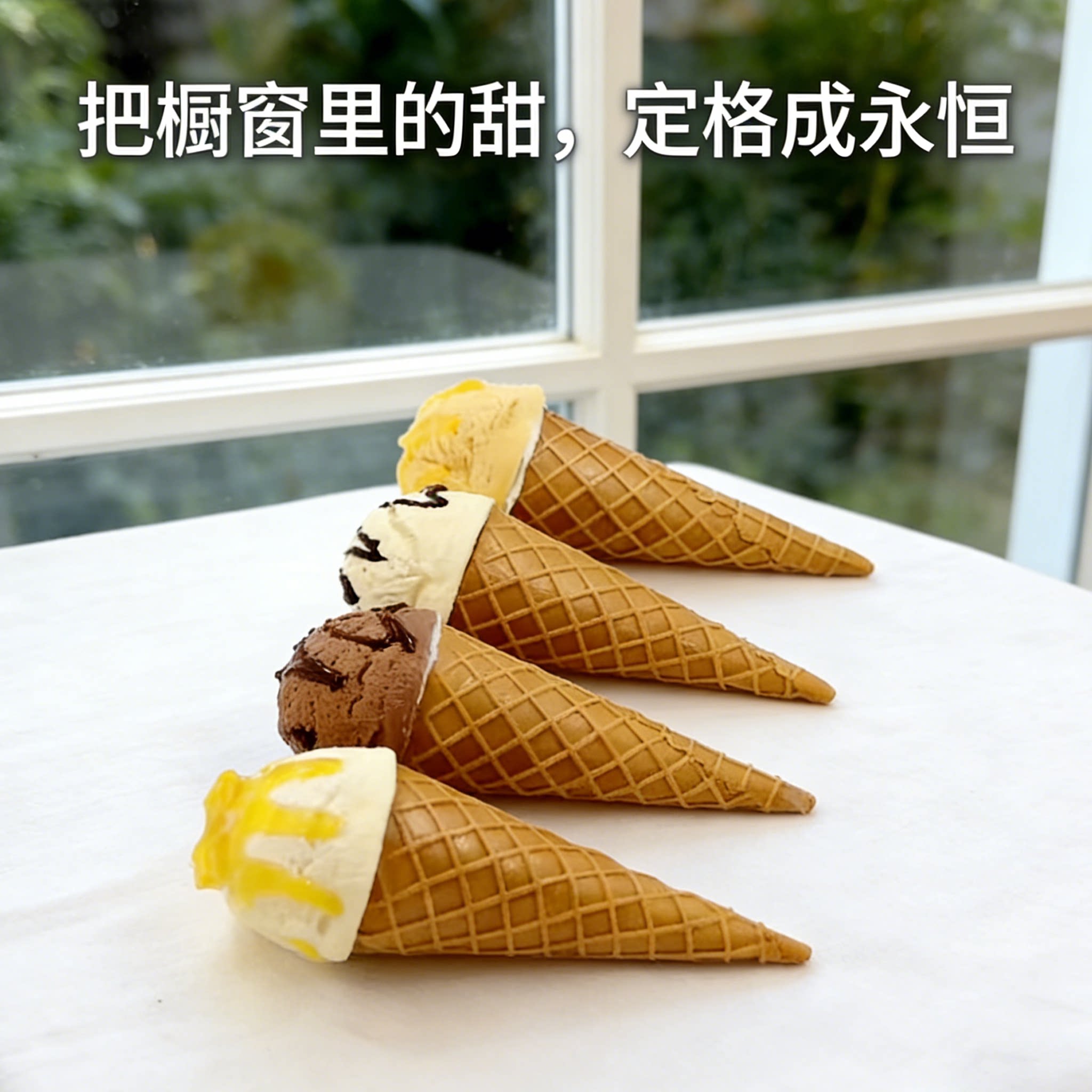 仿真水果冰淇淋模型冰激凌球儿童过家家玩具早教益智拍摄网红道具
